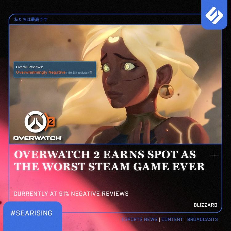 Overwatch 2 Earns Spot as the Worst Steam Game Ever
